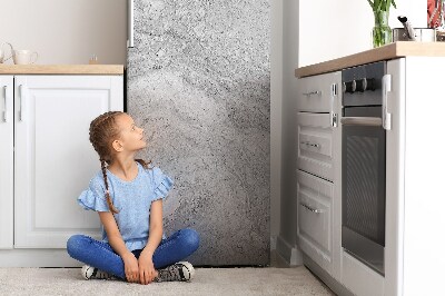 Copertura per avvolgere il frigorifero Tema grigio cemento