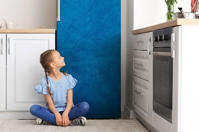 Copertura per avvolgere il frigorifero Sfondo blu
