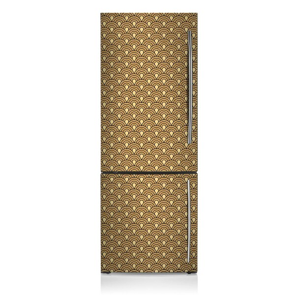 Cover magnetica per frigo Modello retrò oro