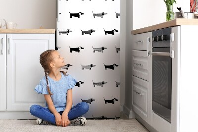 Copertura magnetica per frigorifero Bassotti