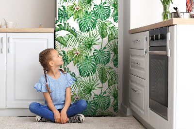 Cover magnetica per frigo Palma e monstera