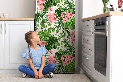 Rivestimento per frigorifero Fiori delle Hawaii