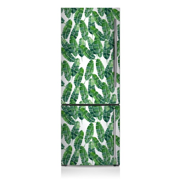 Cover magnetica per frigo Foglie esotiche