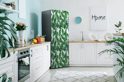 Cover magnetica per frigo Foglie esotiche