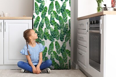 Cover magnetica per frigo Foglie esotiche