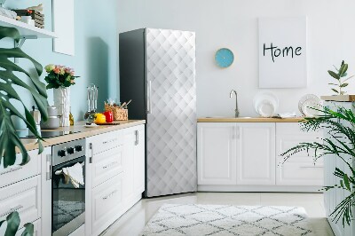 Copertura magnetica per frigorifero Rombo bianco