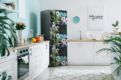 Adesivo magnetico per frigo Camaleonte blu