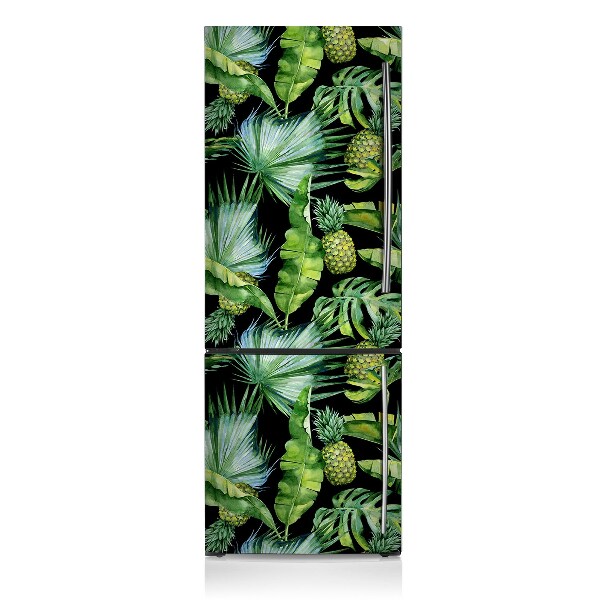 Adesivo magnetico per frigo Ananas