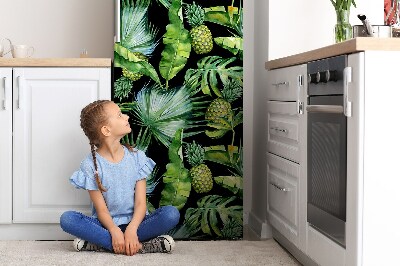 Adesivo magnetico per frigo Ananas