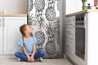 Cover magnetica per frigo Ananas