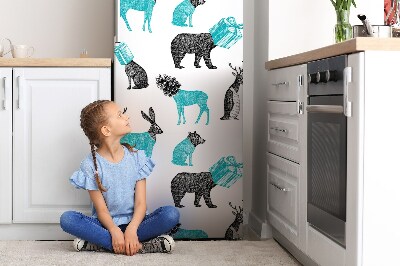 Adesivo magnetico per frigo Animale