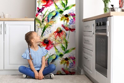 Copertura magnetica per frigorifero Fiori colorati