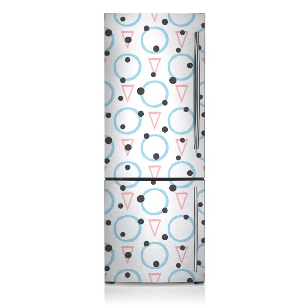 Cover magnetica per frigo Cerchi e triangoli