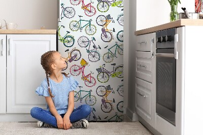 Adesivo magnetico per frigo Città della bicicletta