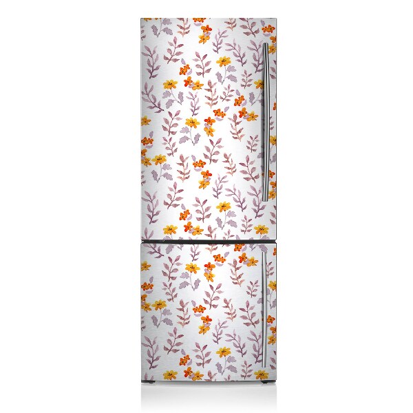 Cover magnetica per frigo Fiori dipinti