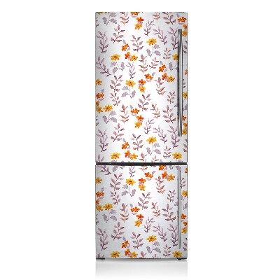 Cover magnetica per frigo Fiori dipinti