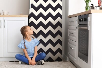 Adesivo magnetico per frigo Zigzag