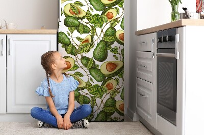 Adesivo magnetico per frigo Avocado