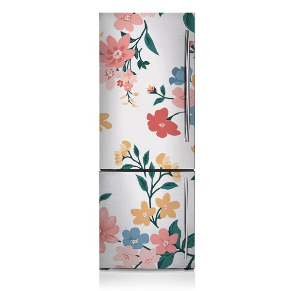 Cover magnetica per frigo Fiori colorati