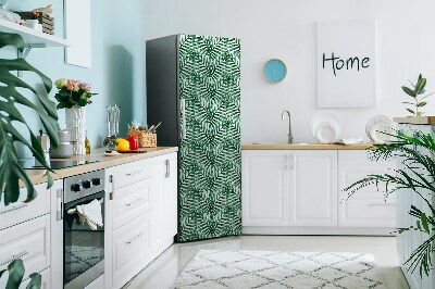 Cover magnetica per frigo Foglie tropicali