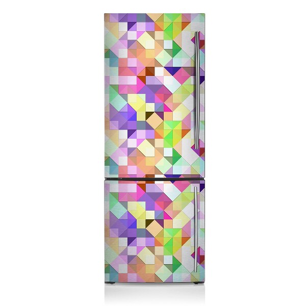 Adesivo magnetico per frigo Mosaico colorato