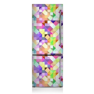 Adesivo magnetico per frigo Mosaico colorato