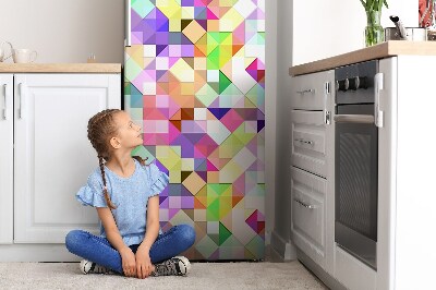 Adesivo magnetico per frigo Mosaico colorato