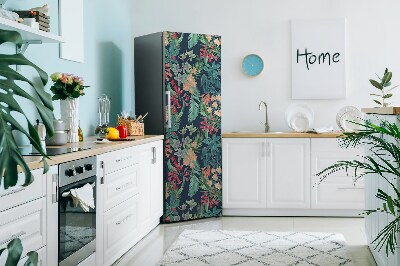 Adesivo magnetico per frigo Modello tropicale