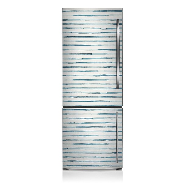 Adesivo magnetico per frigo Linee blu