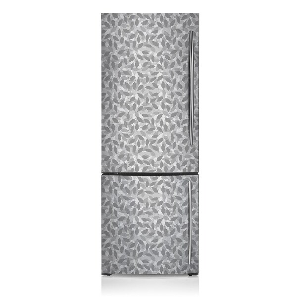 Cover magnetica per frigo Foglie grigie