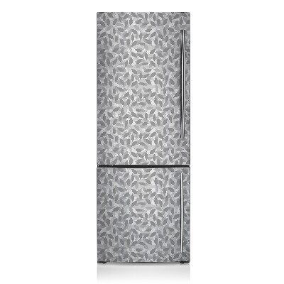 Cover magnetica per frigo Foglie grigie