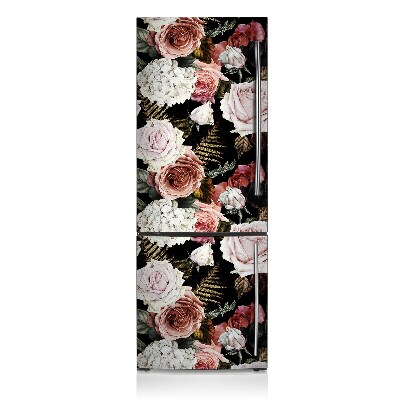 Cover magnetica per frigo Fiori barocchi