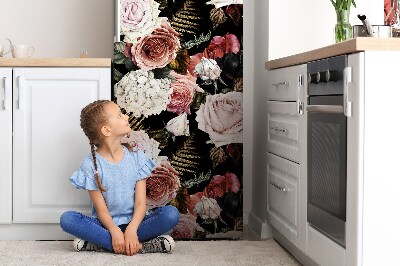 Cover magnetica per frigo Fiori barocchi