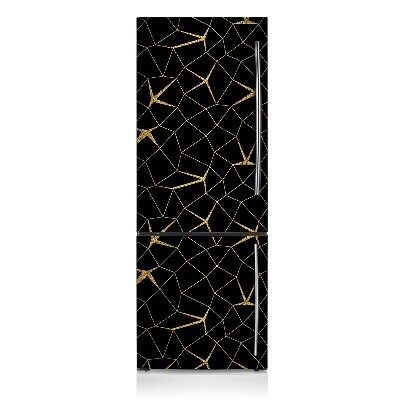 Pannello magnetico per frigorifero Mosaico oro e nero