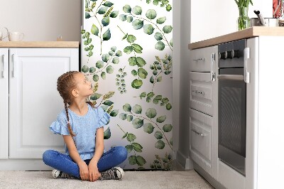 Adesivo magnetico per frigo Fiore di eucalipto