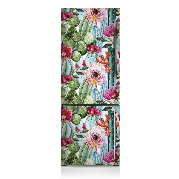 Cover magnetica per frigo Fiori di cactus