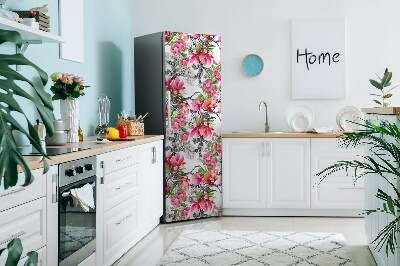 Adesivo magnetico per frigo Fiori ad acquerelli