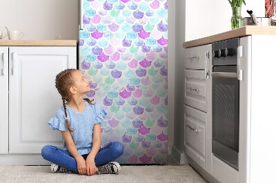 Adesivo magnetico per frigo Gocce colorate