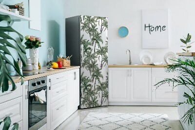 Adesivo magnetico per frigo Tropici e palme