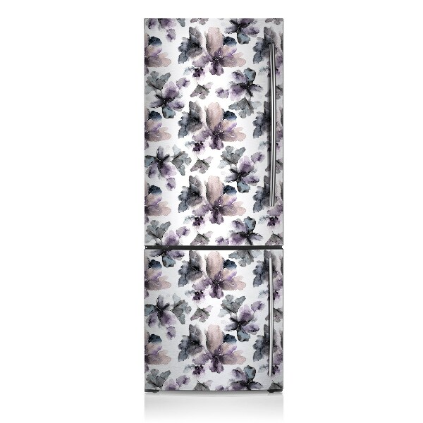 Cover magnetica per frigo Fiori scuri