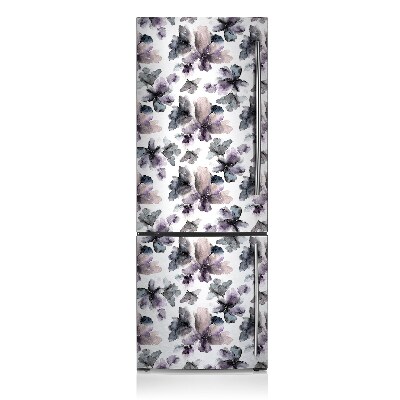 Cover magnetica per frigo Fiori scuri