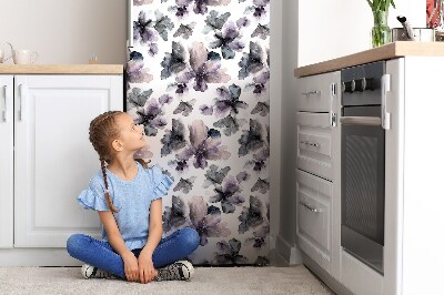 Cover magnetica per frigo Fiori scuri