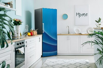 Cover magnetica per frigo Blu astratto