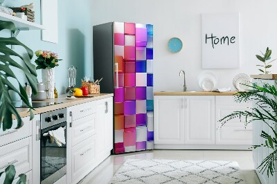 Adesivo magnetico per frigo Astrattamente colorato