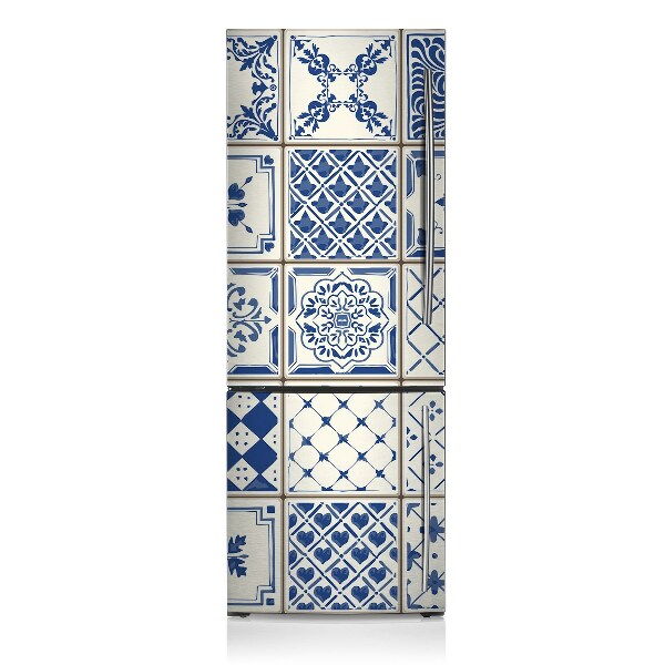 Pannello magnetico per frigorifero Piastrelle blu