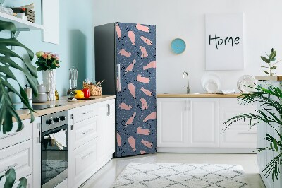 Adesivo magnetico per frigo Gatti delle fiabe