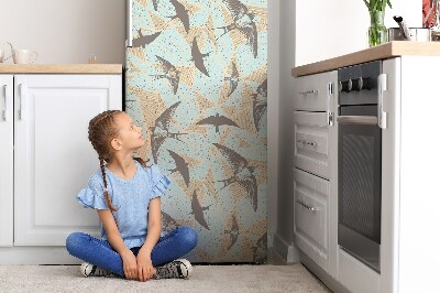 Copertura magnetica per frigorifero Rondini volanti