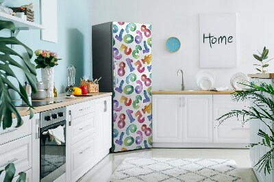 Cover magnetica per frigo Lettere colorate