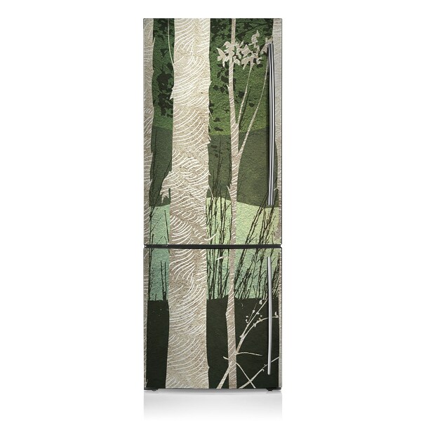 Cover magnetica per frigo Alberi