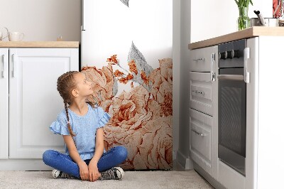 Cover magnetica per frigo Rose in fiore